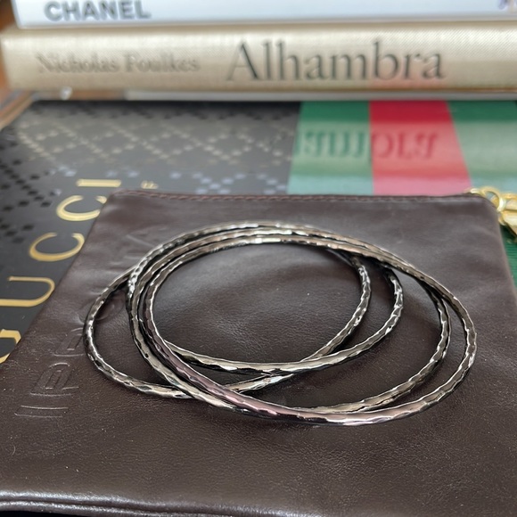 Ippolita Jewelry - Sterling Silver Ippolita Wicked Bangle Set of 4, marked 925